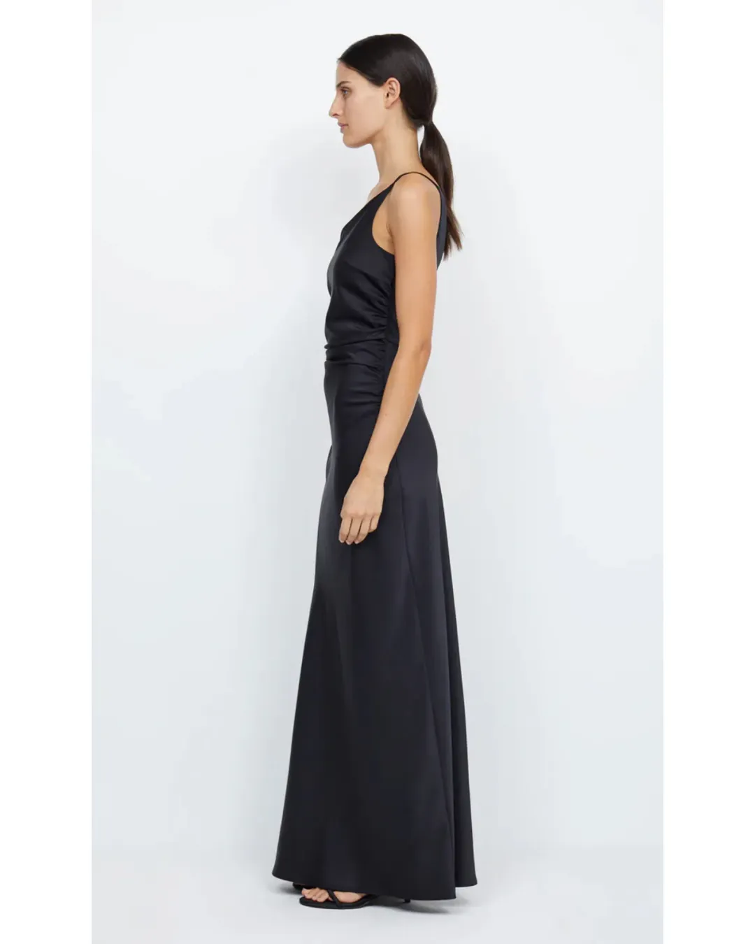 Bec & Bridge Eternity Asym Maxi Dress Black Size AU 12 for rent on The Volte - main image