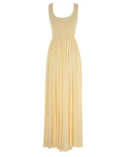Zimmermann Harmony Metallic Tank Dress in Lemon Size 1 / AU 10 for rent on The Volte - image 4