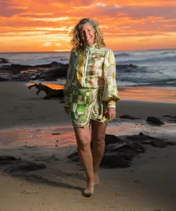 Alemais Checkmate Silk Mini Dress Multi Size AU 16 for rent on The Volte - image 3