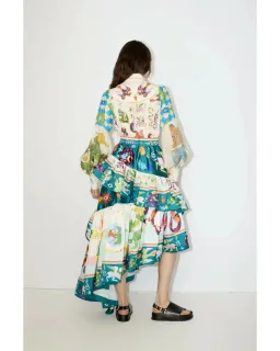 Alemais Lou Ballon Shirt and Guardian Tiered Ruffle Skirt Multi Size 14 for rent on The Volte - image 4