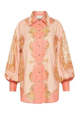 Alemais Ursula Shirt and Short Set Pink Size AU 14 for rent on The Volte - image 4