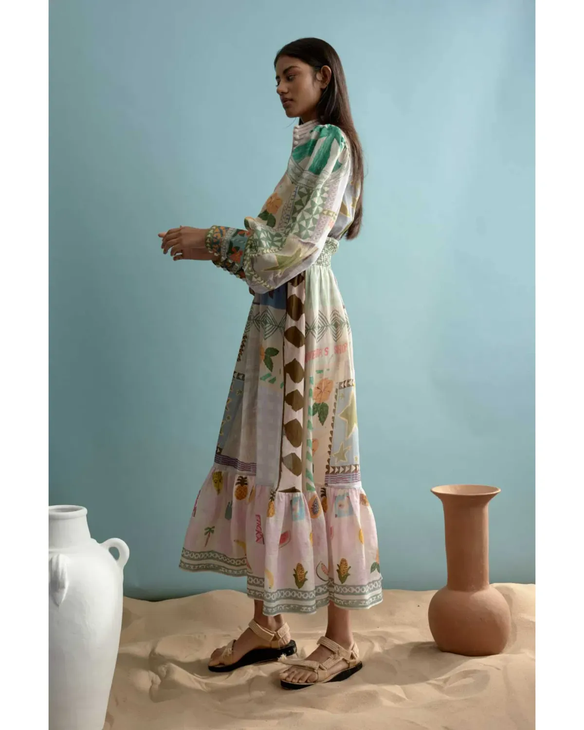 Alemais Emma Gale Shirtdress Multi Size 12/XL - Image 2