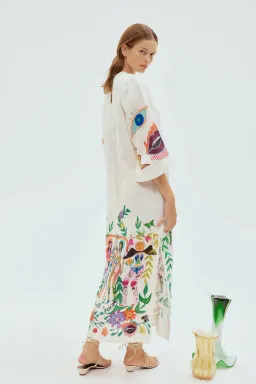 Alemais Meagan Midi Dress Print Size AU 16 for rent on The Volte - image 3