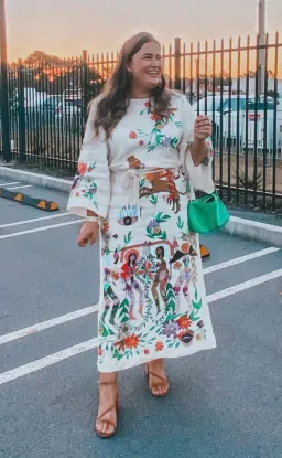 Alemais Meagan Midi Dress Print Size AU 16 for rent on The Volte - image 5