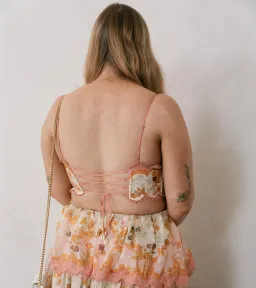 Zimmermann Laurel Frill Midi Dress Floral Size 4 / AU 12-14 for rent on The Volte - image 4