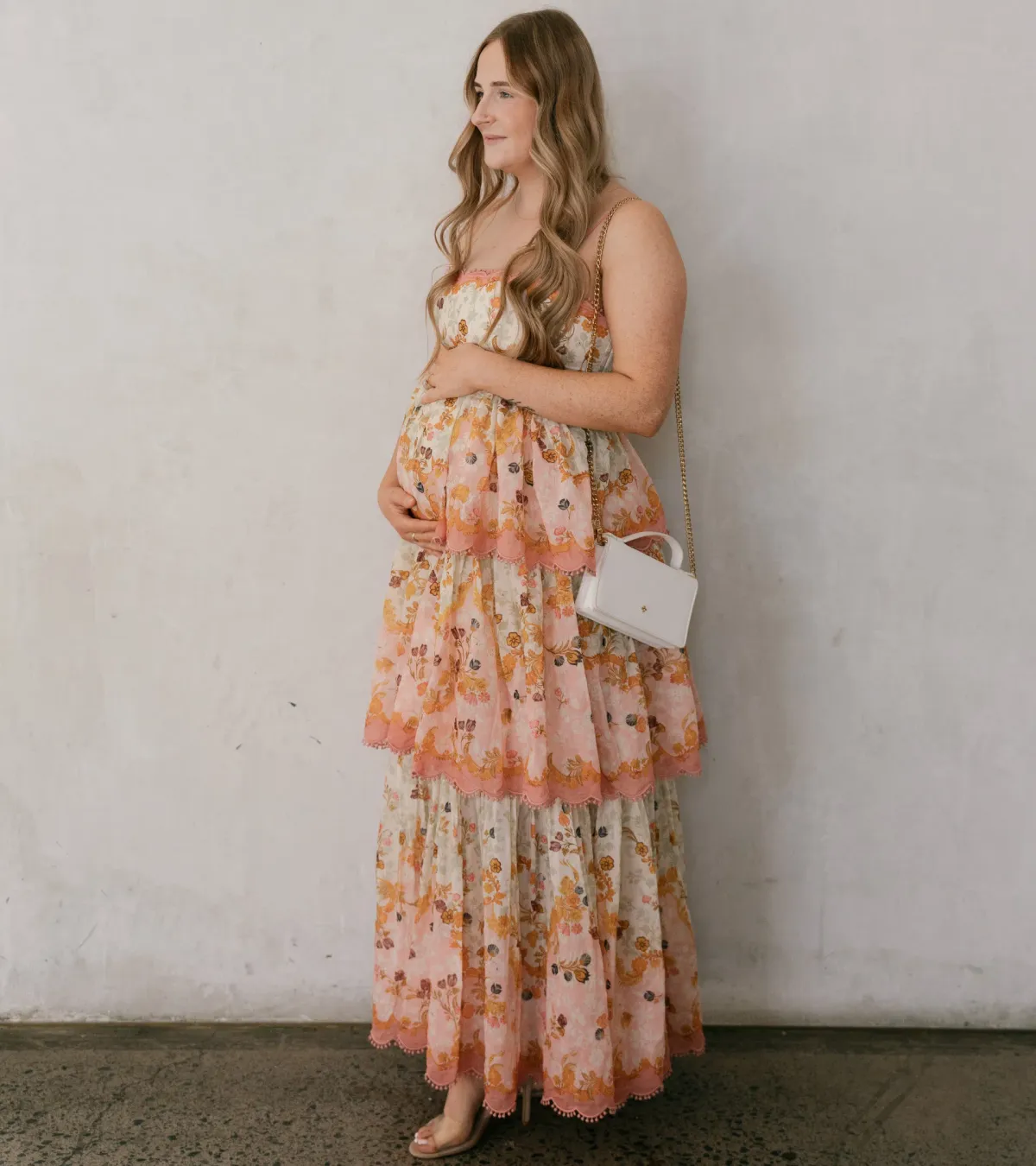 Zimmermann Laurel Frill Midi Dress Floral Size 4 / AU 12-14 - Image 3