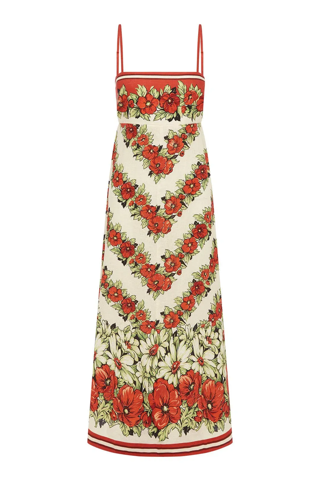 Alemais Amelie Day Dress Exclusive Floral Size AU 16 for rent on The Volte - main image