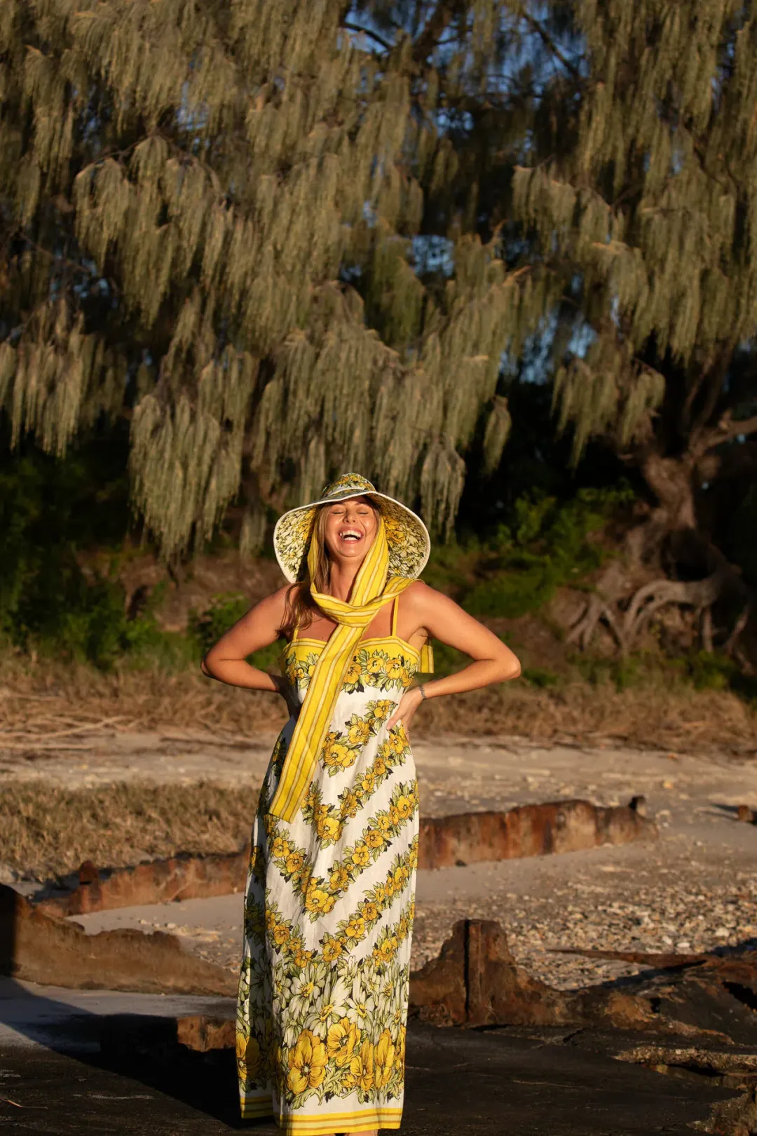 Alemais Gisela Day Dress Floral Size AU 16 for rent on The Volte - main image