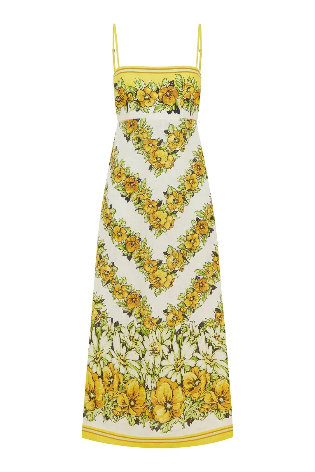 Alemais Gisela Day Dress Floral Size AU 16 for rent on The Volte - main image