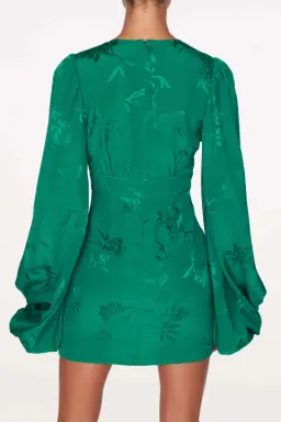 Rat & Boa Isabella Dress Green Size 8 for rent on The Volte - image 2