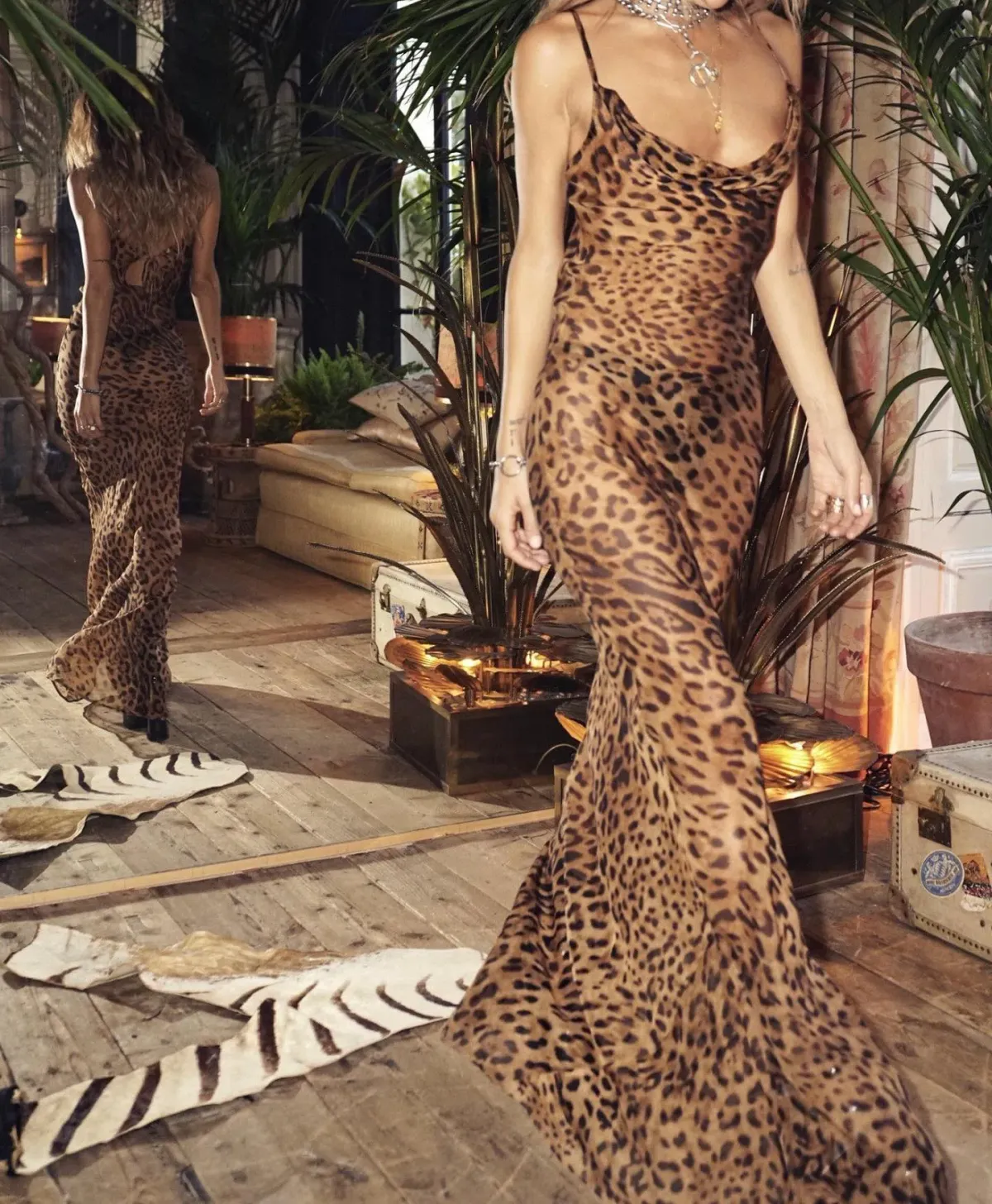 Rat and Boa Valentina Dress Maxi Print Size 6 - Image 1