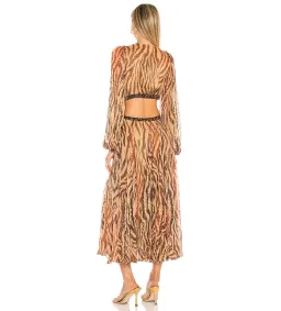 Rococo Sand Aine Midi Dress Print Size 6 for rent on The Volte - image 3