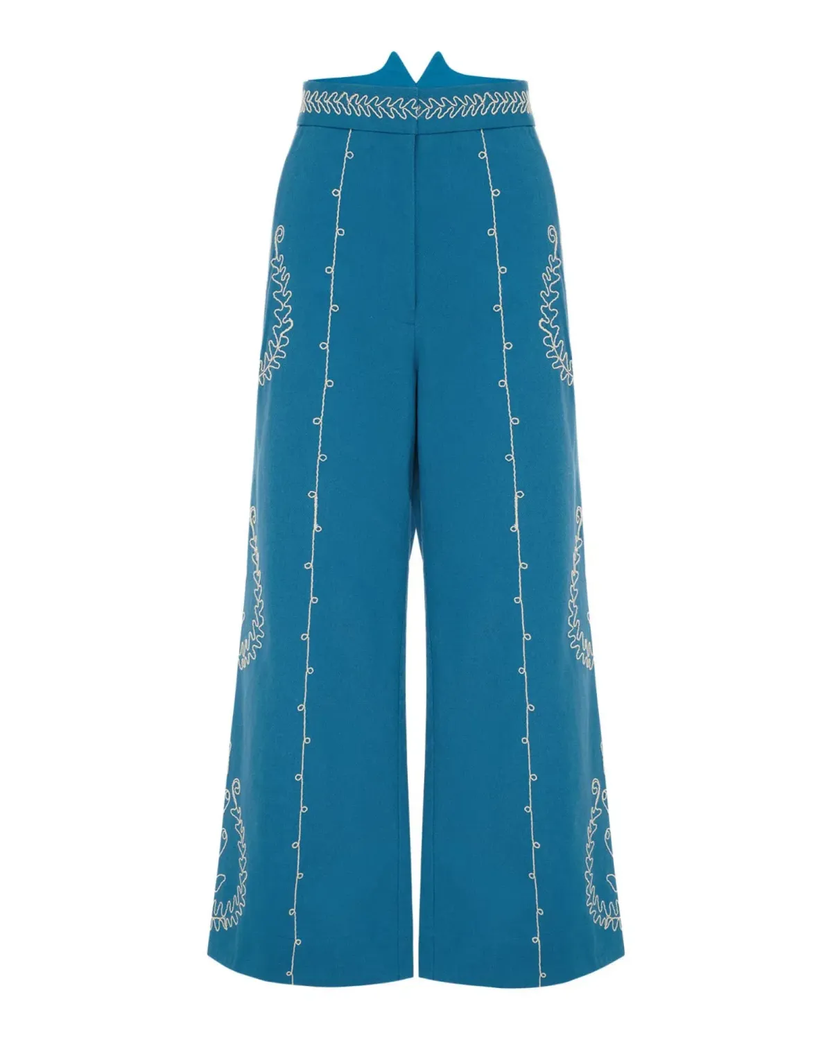 Alemais Donovan Corded Blouse and Pants Blue Size AU 16 - Image 5