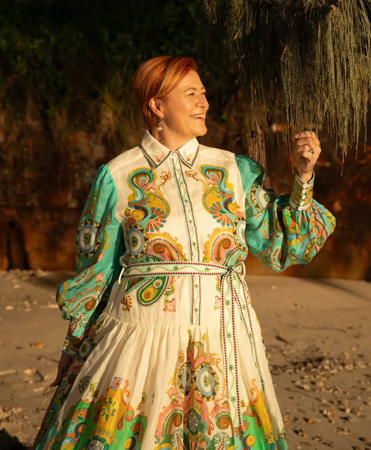 Alemais Pinball Shirtdress Multi Size 14 - Image 4