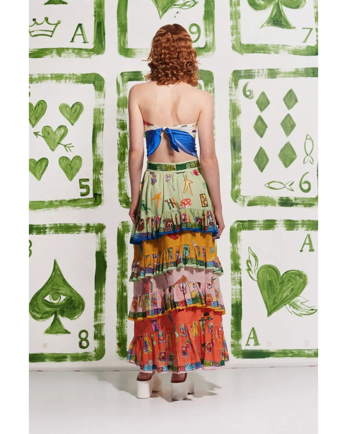 Alemais Players Tiered Skirt Multi Size AU 16 - Image 4