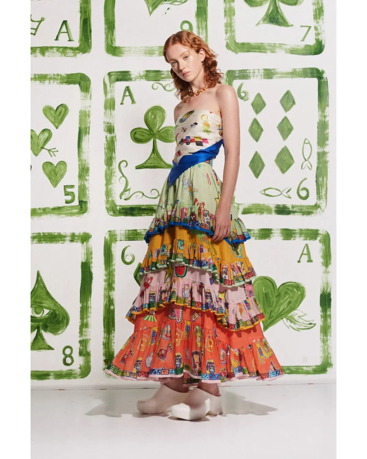 Alemais Players Tiered Skirt Multi Size AU 16 - Image 2