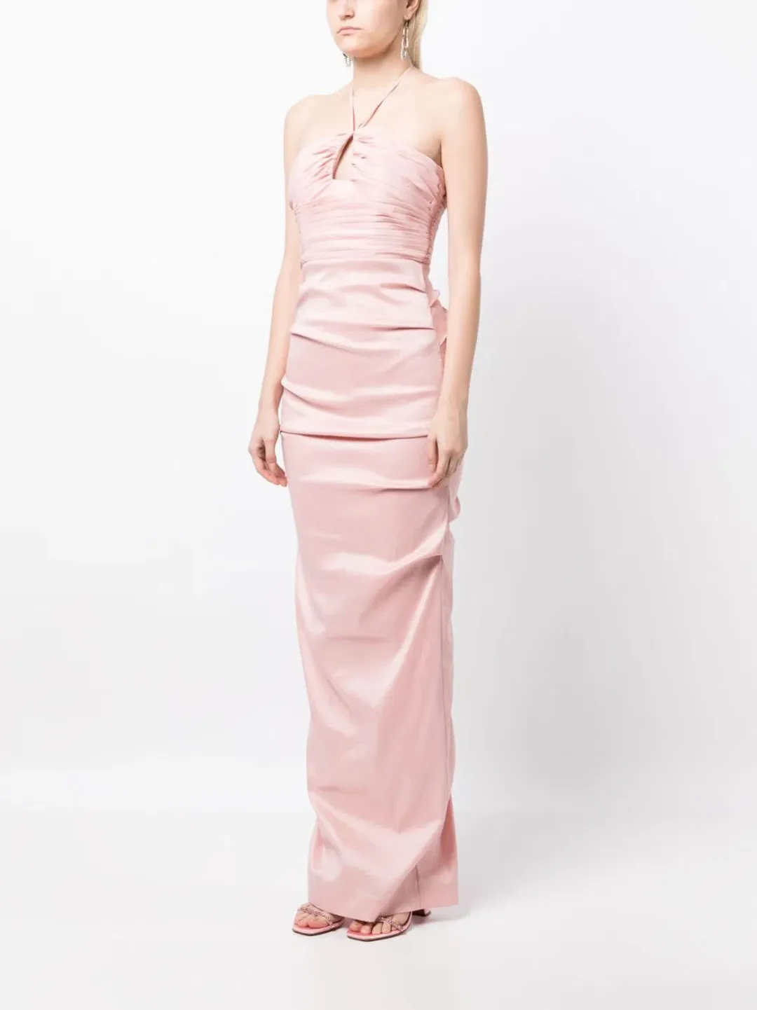 Rachel Gilbert Ayala Maxi Dress Blush Size 0 / AU 6 for rent on The Volte - main image