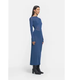 Viktoria and Woods Lovestruck Midi Dress in Blue Size 1/AU 8 for rent on The Volte - image 2