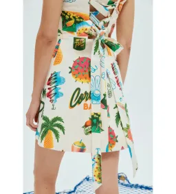 Alemais Samaki Mini Dress Multi Print Size 16 for rent on The Volte - image 4