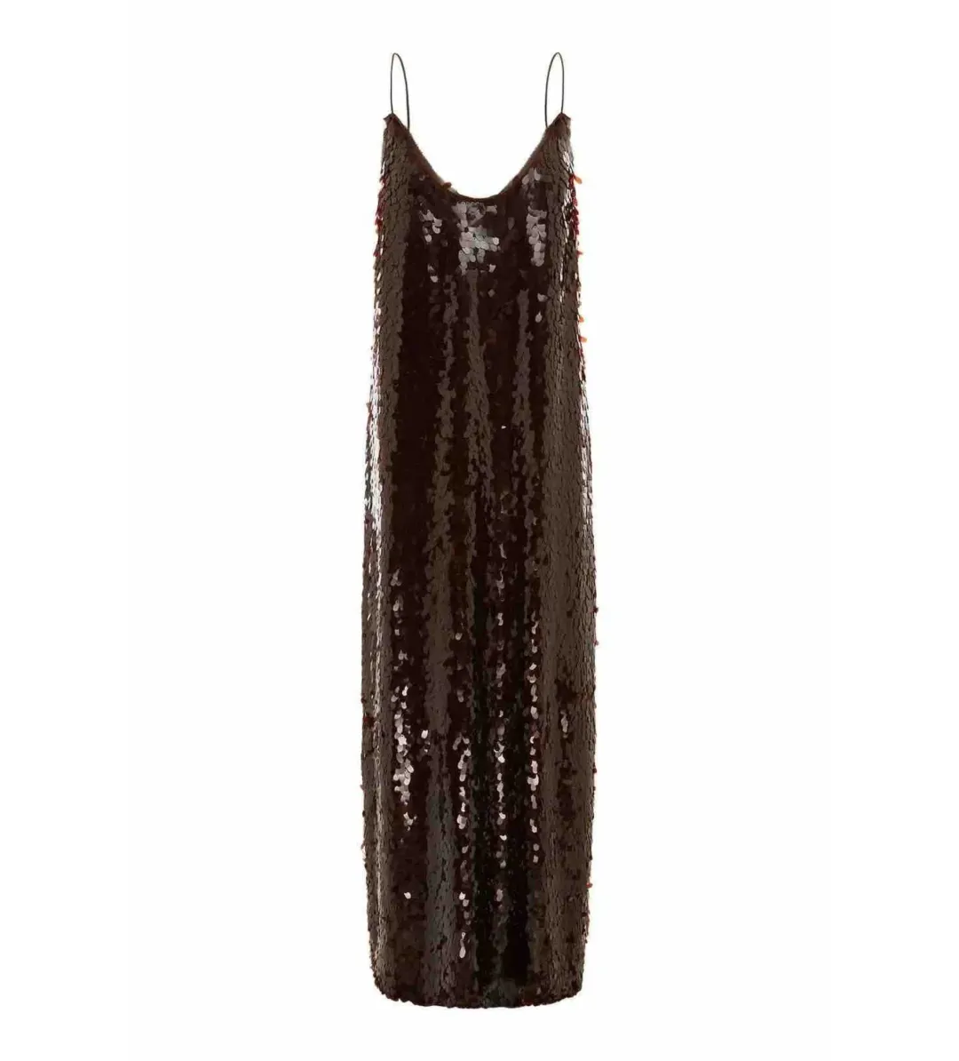 Alemais Geanie Sequin Gown In Chocolate Size 14 for rent on The Volte - main image