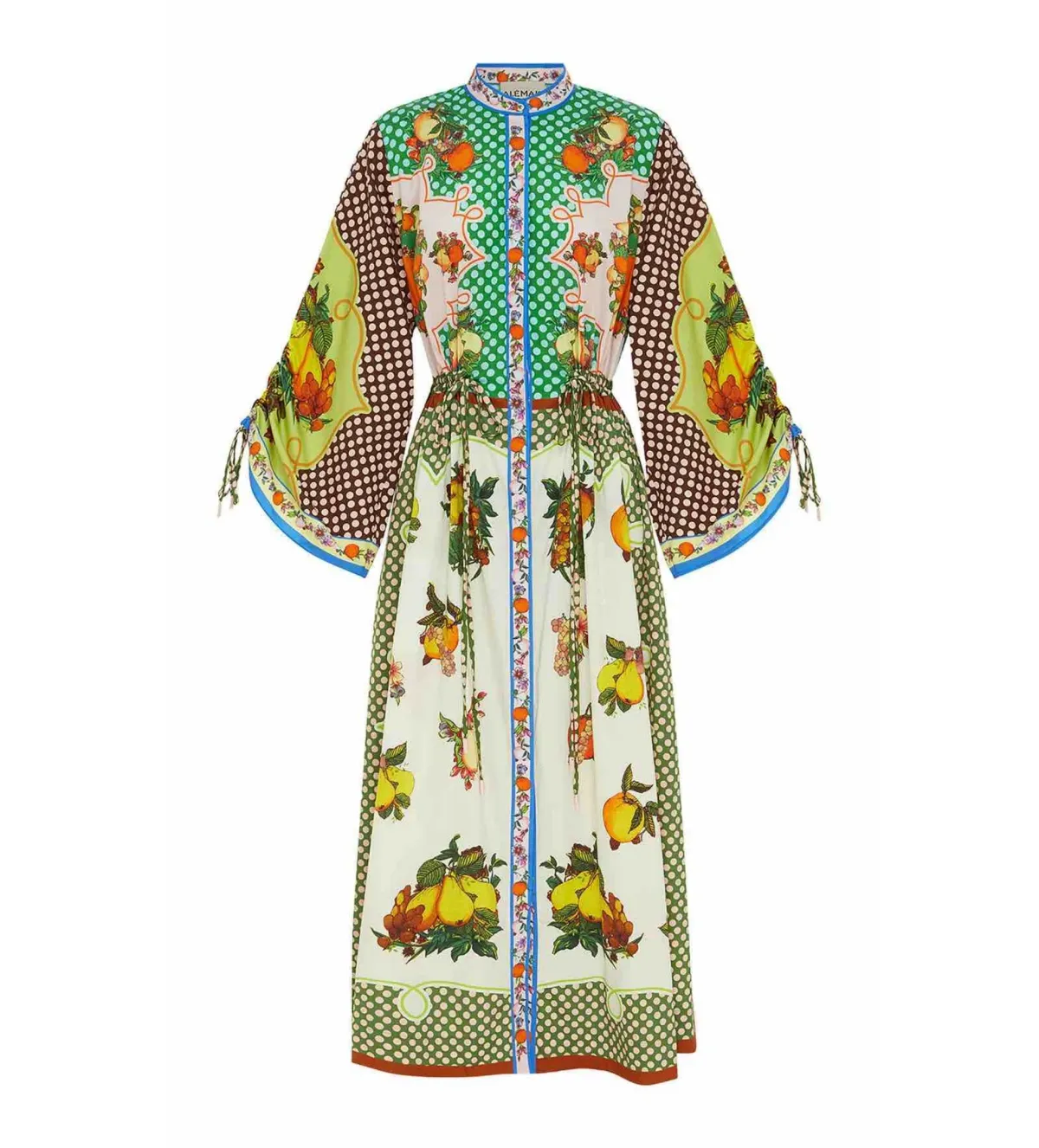 Alemais Lemonis Shirtdress Multi Print Size 16 - Image 5