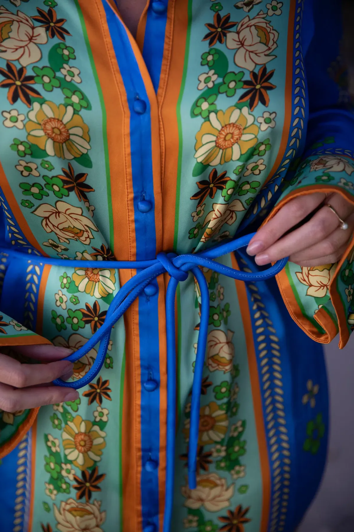 Alemais Linda Mini Dress Multi Floral Size 16 - Image 7