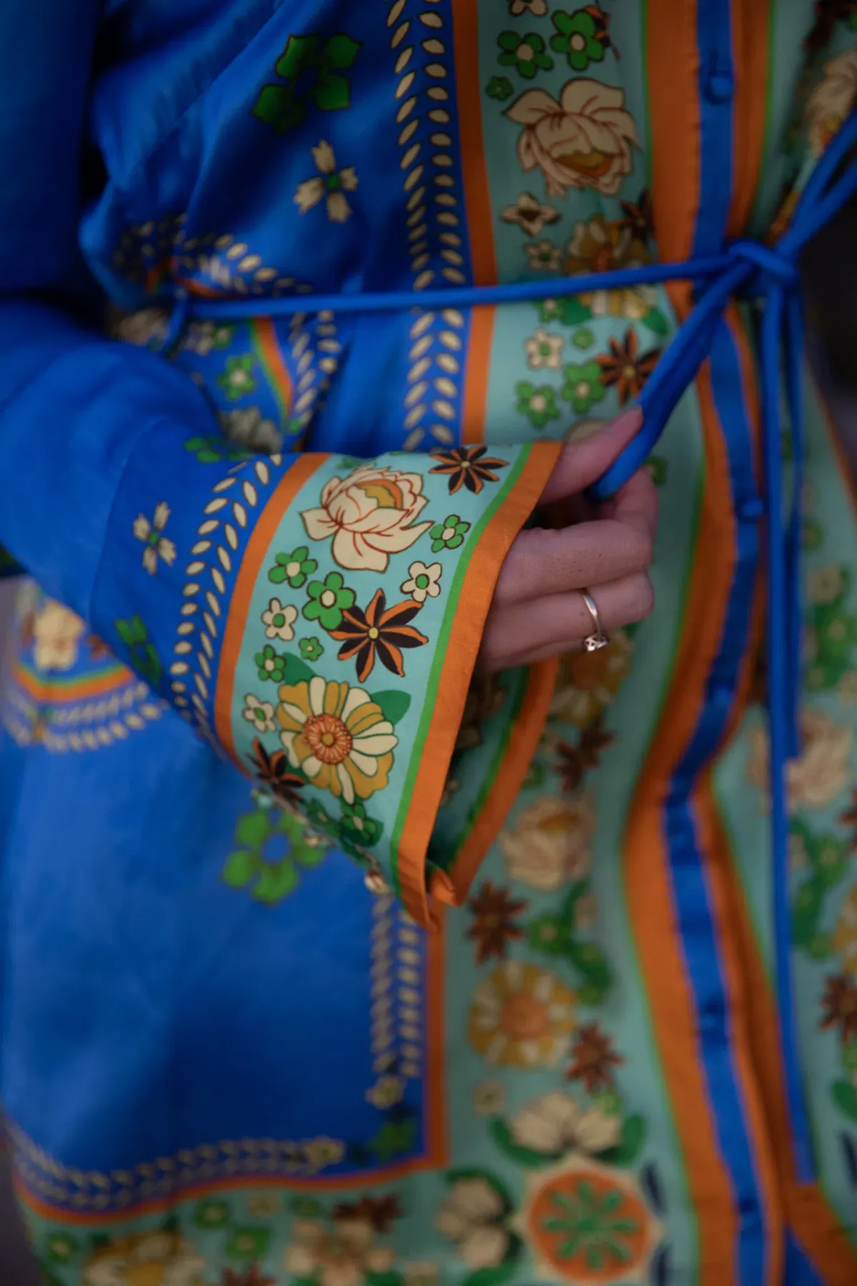 Alemais Linda Mini Dress Multi Floral Size 16 - Image 8