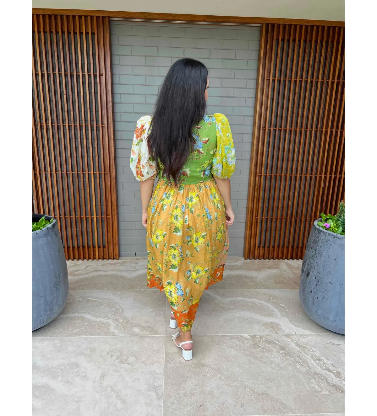 Alemais Hotel Lamu Spliced Shirtdress Multi Size 16 - Image 2