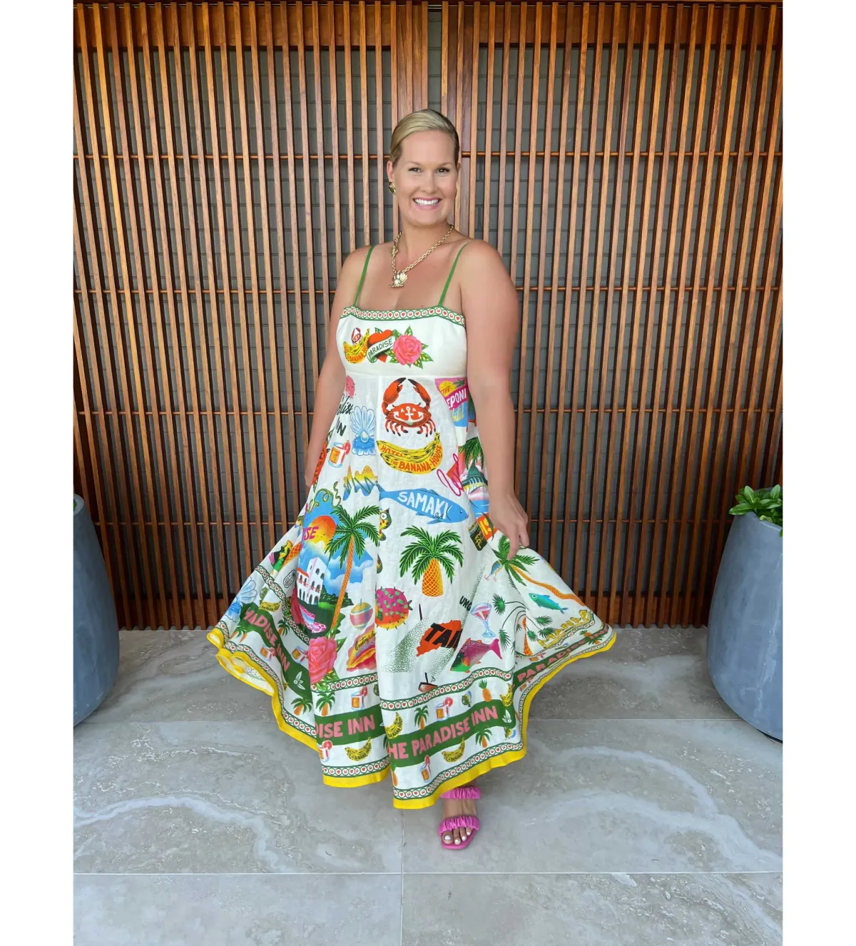 Alemais Paradiso Sundress Print Size 12 - Image 1