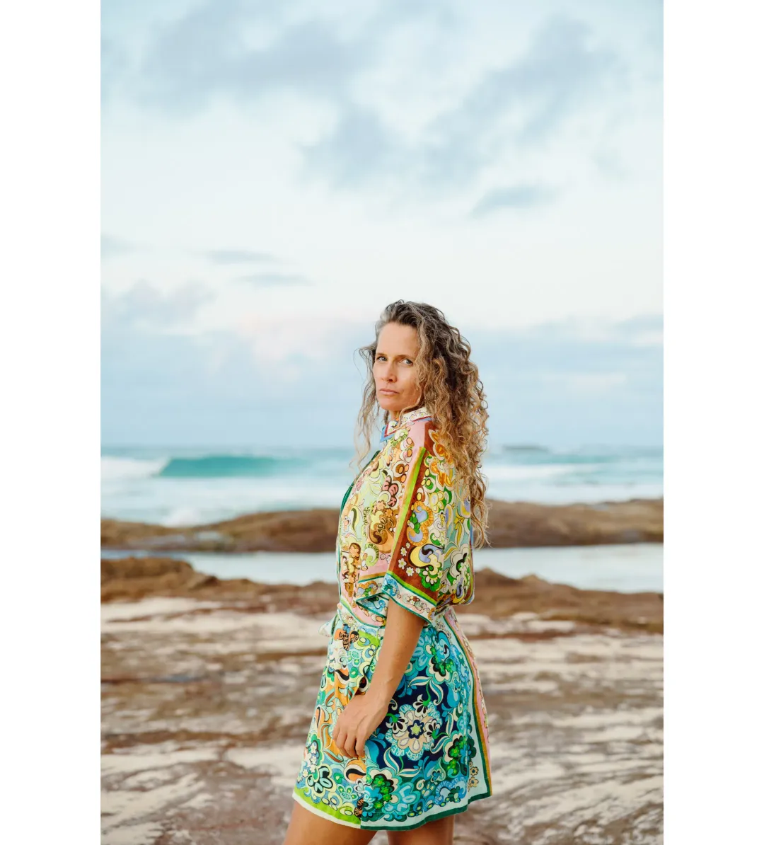 Alemais Dreamer Mini Dress Multi Print Size 16 for rent on The Volte - main image