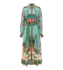Alemais Evergreen Shirtdress Print Size 16 for rent on The Volte - image 7