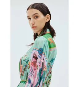 Alemais Evergreen Shirtdress Print Size 16 for rent on The Volte - image 4