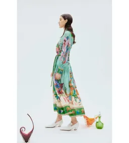Alemais Evergreen Shirtdress Print Size 16 for rent on The Volte - image 3