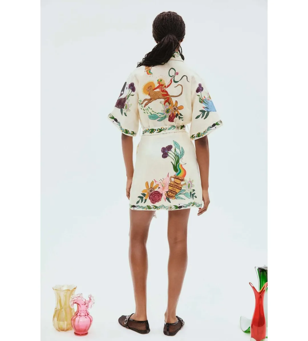 Alemais Meagan Mini Dress Print Size 16 for rent on The Volte - main image