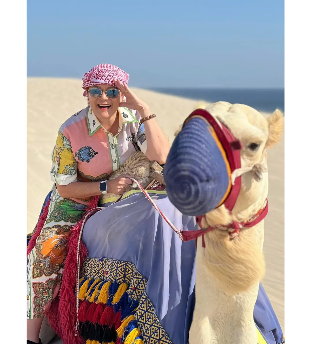 Alemais Troppo Trippy Shirt Size 12 and Pant Set Multi Size 14 for rent on The Volte - main image