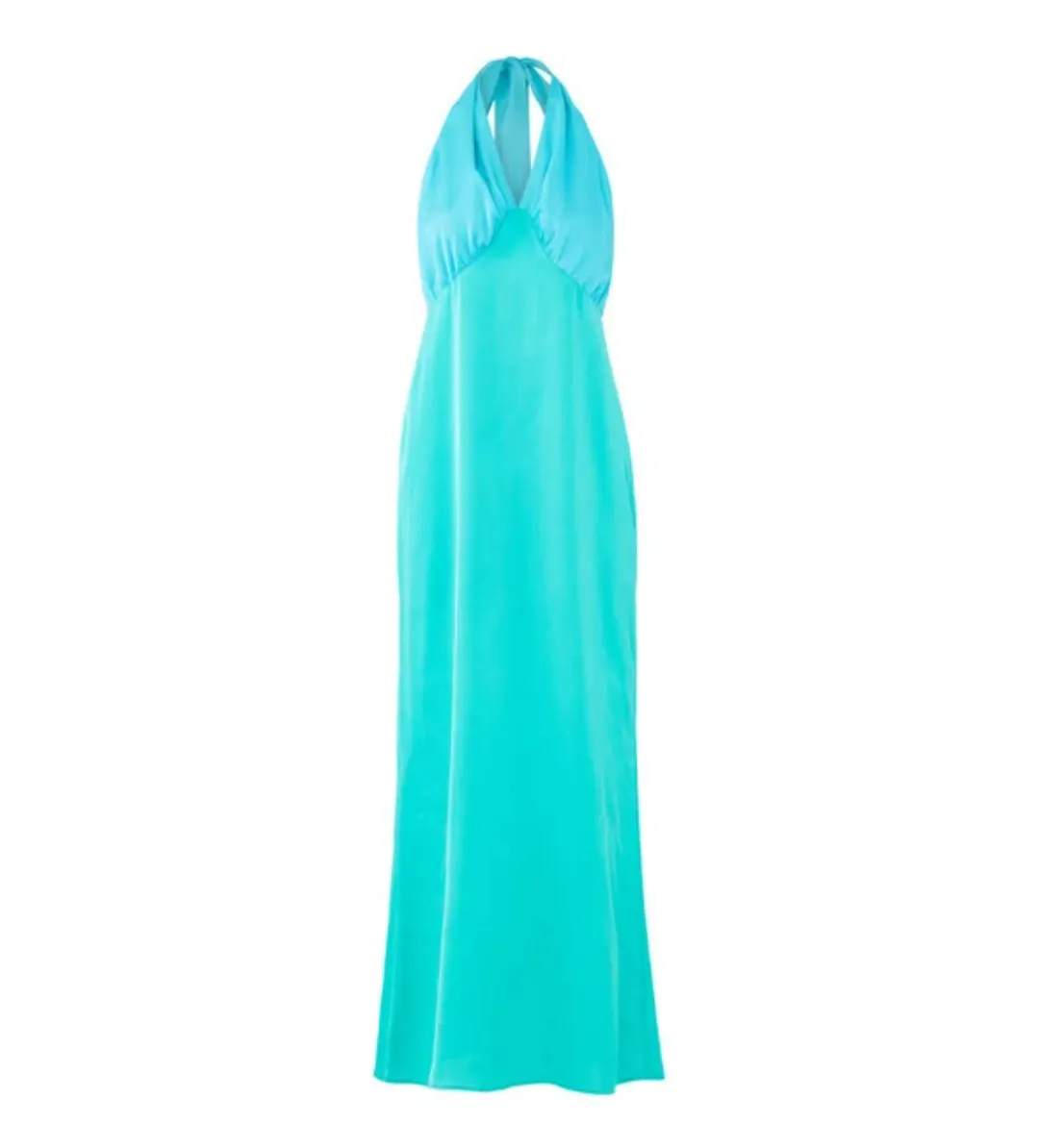 Wolf Gang Oahu Slip Dress Aquamarine Size 10 for rent on The Volte - main image