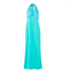 Wolf Gang Oahu Slip Dress Aquamarine Size 10 for rent on The Volte - image 4