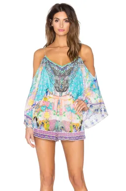 Camilla Gaudi Tribute Drop Shoulder Playsuit Print Size M / AU 12 for rent on The Volte - image 2