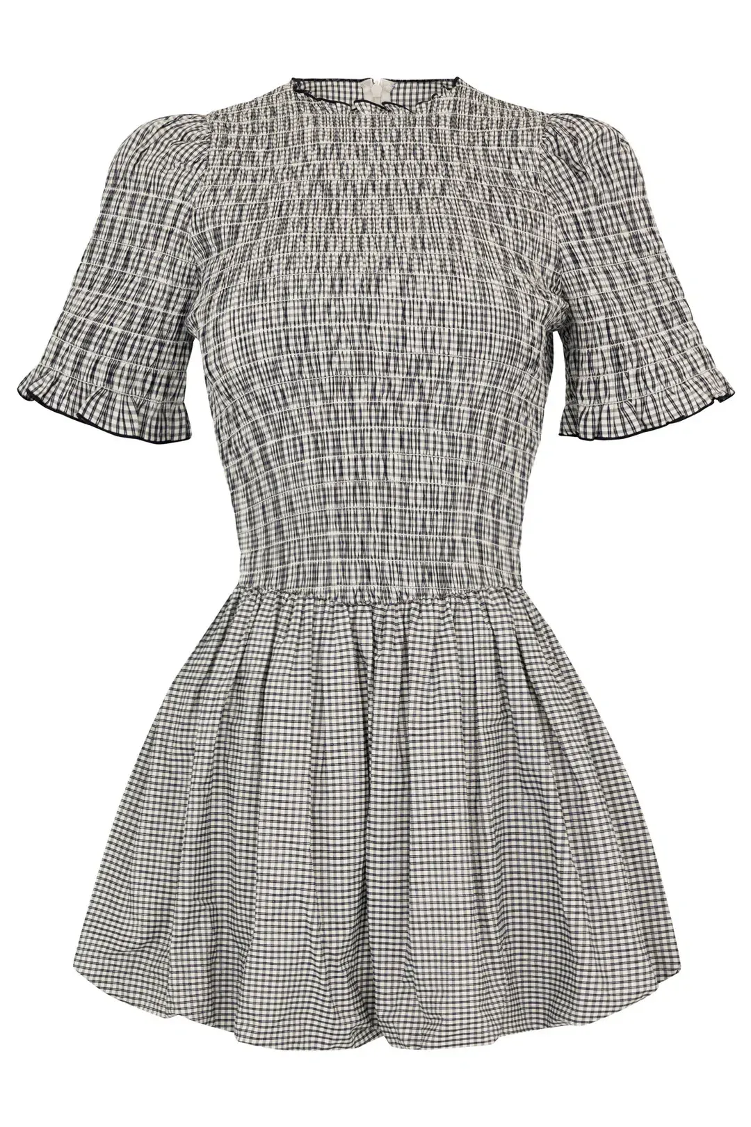 Apres Studio Gingham Bubble Mini Dress Print Size S / AU 8 for rent on The Volte - main image