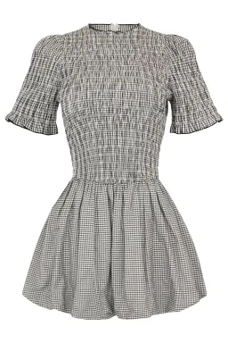 Apres Studio Gingham Bubble Mini Dress Print Size S / AU 8 for rent on The Volte - image 3