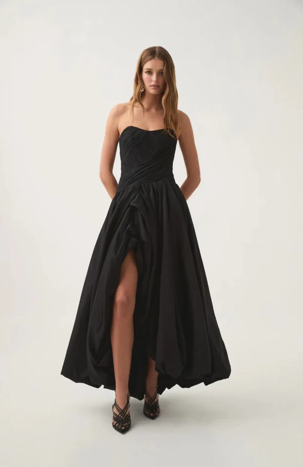 AJE Spatial Maxi Dress Black Size 10 - Image 4