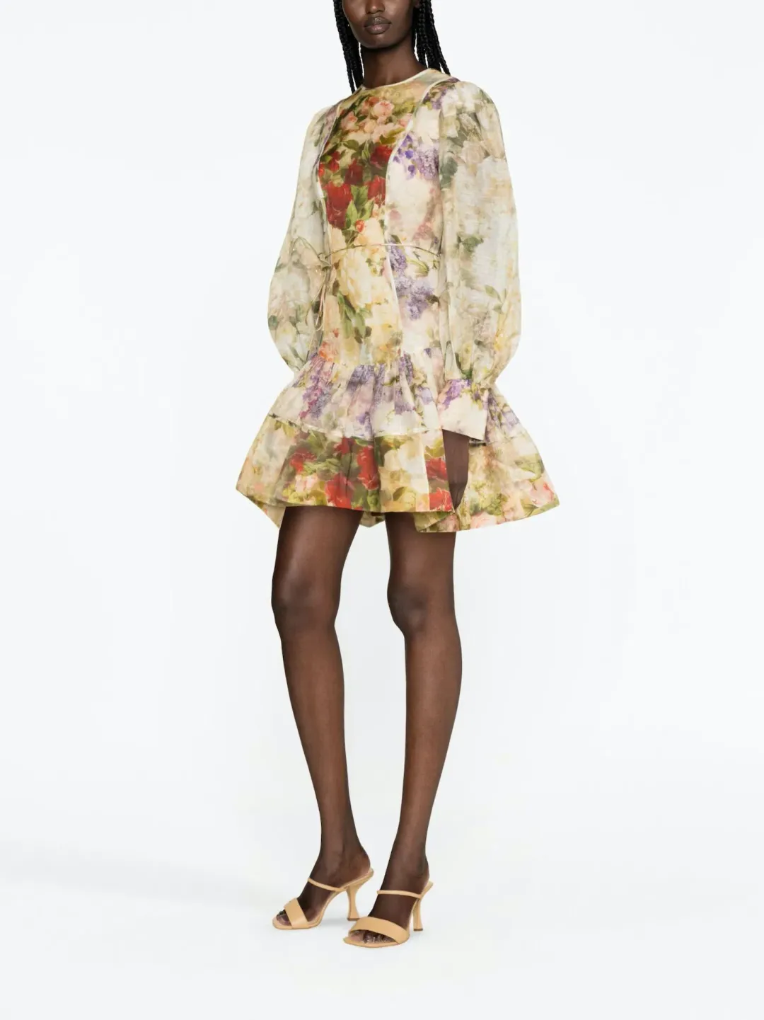 Zimmermann Sensory Flip Dress Mini Dress Floral Size 1 / AU 10 for rent on The Volte - main image