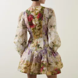 Zimmermann Sensory Flip Dress Mini Dress Floral Size 1 / AU 10 for rent on The Volte - image 3