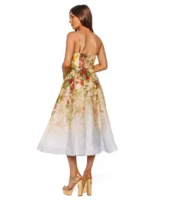 Zimmermann Luminosity Picnic Midi Dress Floral Size 1 / Au 10 for rent on The Volte - image 2