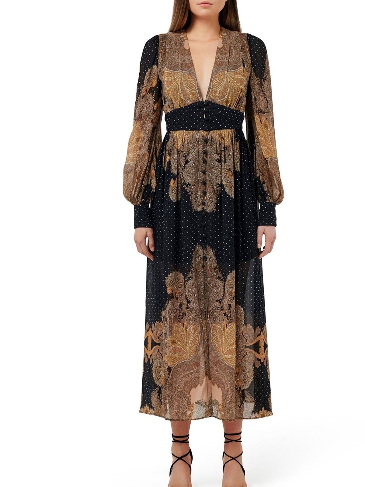 Thurley Arabian Nights Palm Dress size 8 - Image 1