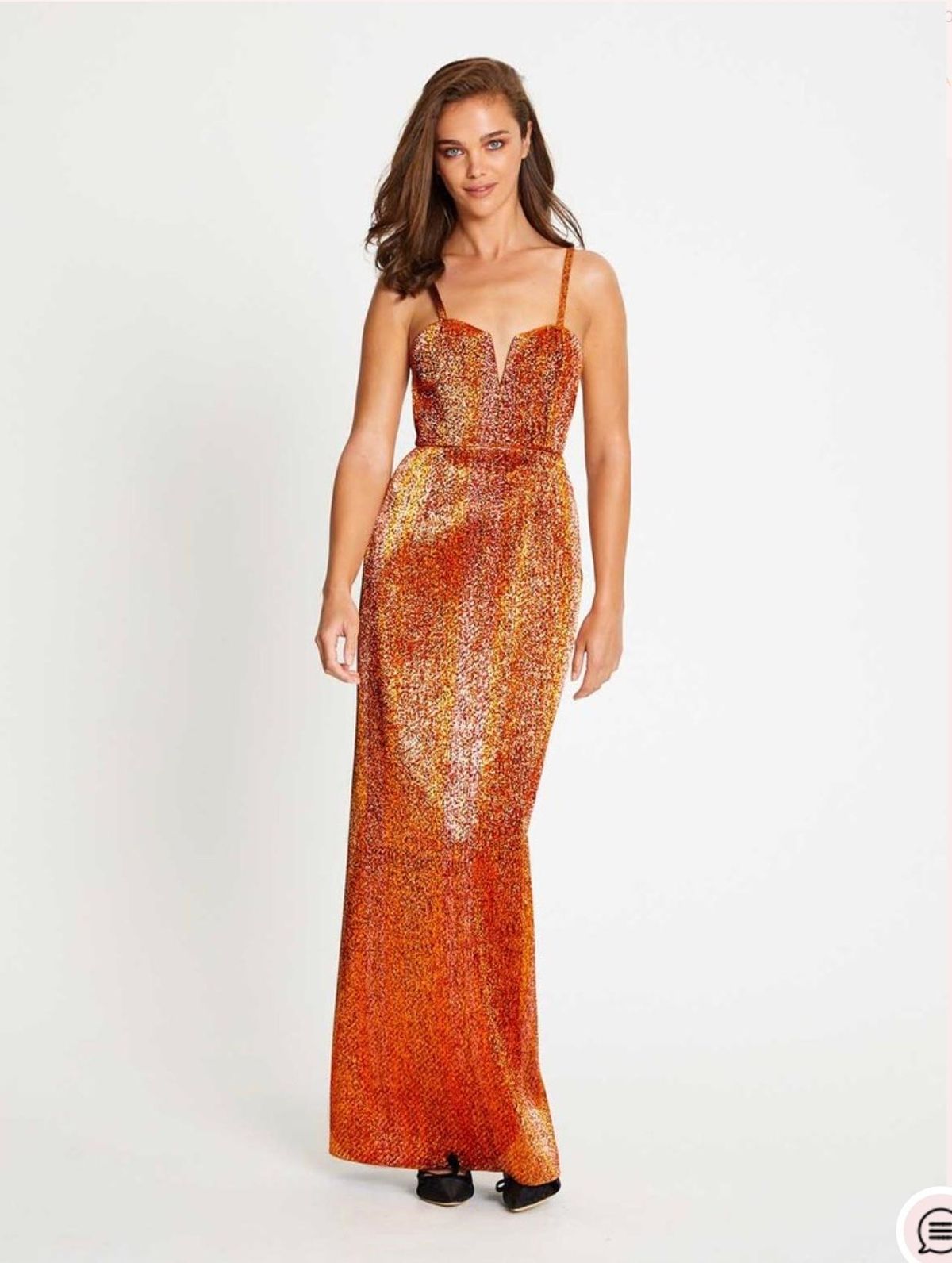 Alice McCall Electric Nights Dress/Gown - Copper size 8 - Image 4