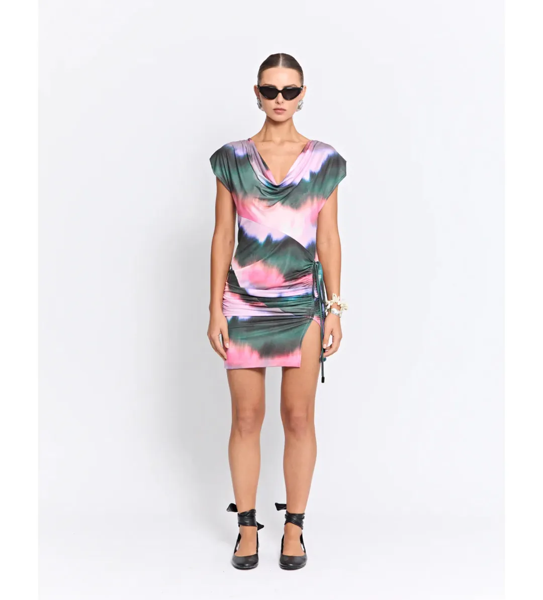 Pfeiffer Calloway Reversible Mini Dress Pink Haze Size 6 for rent on The Volte - main image