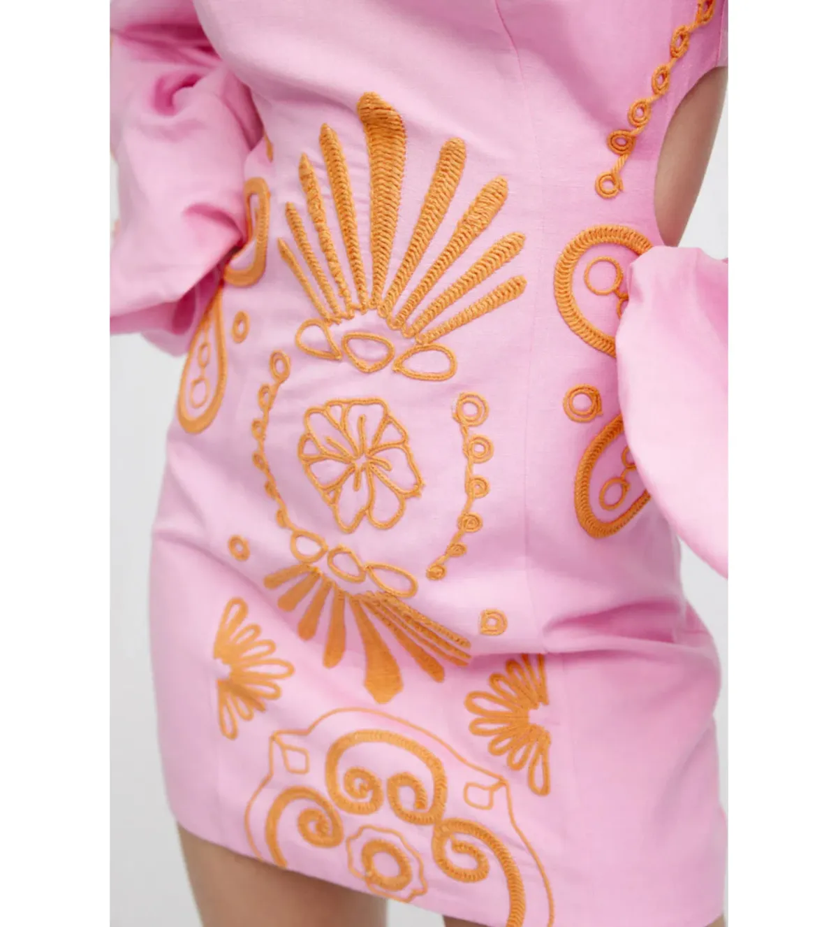 Significant Other Seren Mini Dress Pink Floral Size AU 10 - Image 5