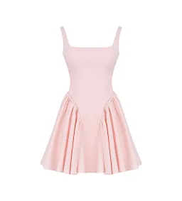 House of CB Florianne Bow Mini Dress Pink Size 6 for rent on The Volte - image 5
