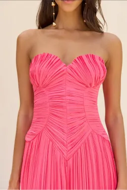 Cult Gaia Ashika Gown Sangria Size AU 8 for rent on The Volte - image 3